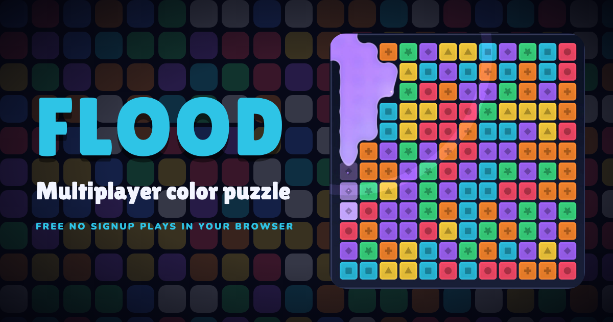 Flood - Multiplayer color puzzle